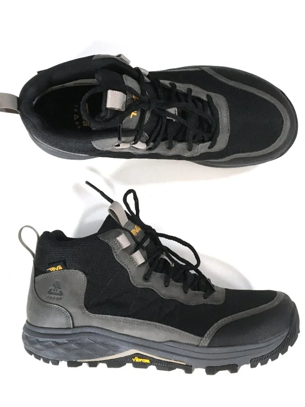 Teva Ridgeview Mid RP Hiking Boots Mens Size 11.5 Black Gray 1116626